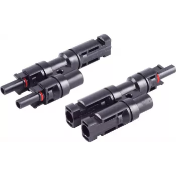S CONN MAXIMUM CONNECTIVITY PV4 T-Adapter Set, 2/1, IP68, 1.5kV, Schwarz (02-21012)
