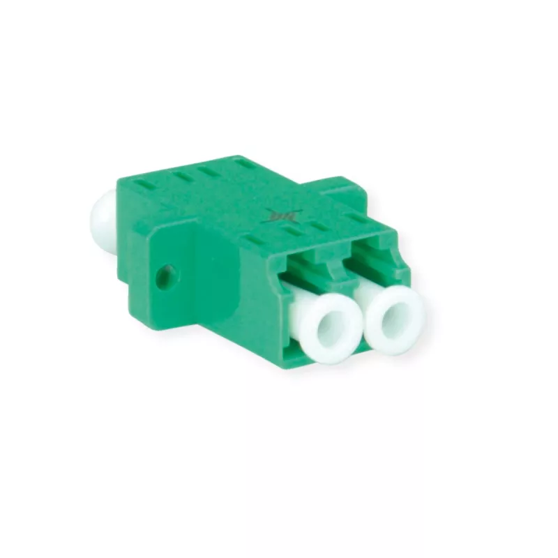 Telegärtner J08071A0021 LC/APC Single-Mode Glasfaser-Steckverbinder, Grün