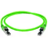 Telegärtner 100017323 RJ45 Patchkabel, CAT 5e, U/UTP, Grün, 0,5 m