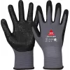 HASE SAFETY GROUP AG 508150 9 Nylon-Nitril-Schaum-beschichtete Arbeitshandschuhe, Größe 9, Grau/Schwarz