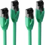 S CONN maximum connectivity BASIC-S Cat. 8.1 F/FTP PIMF LSZH grünes Patchkabel 1,0m, 2er-Pack SC08-41023-2
