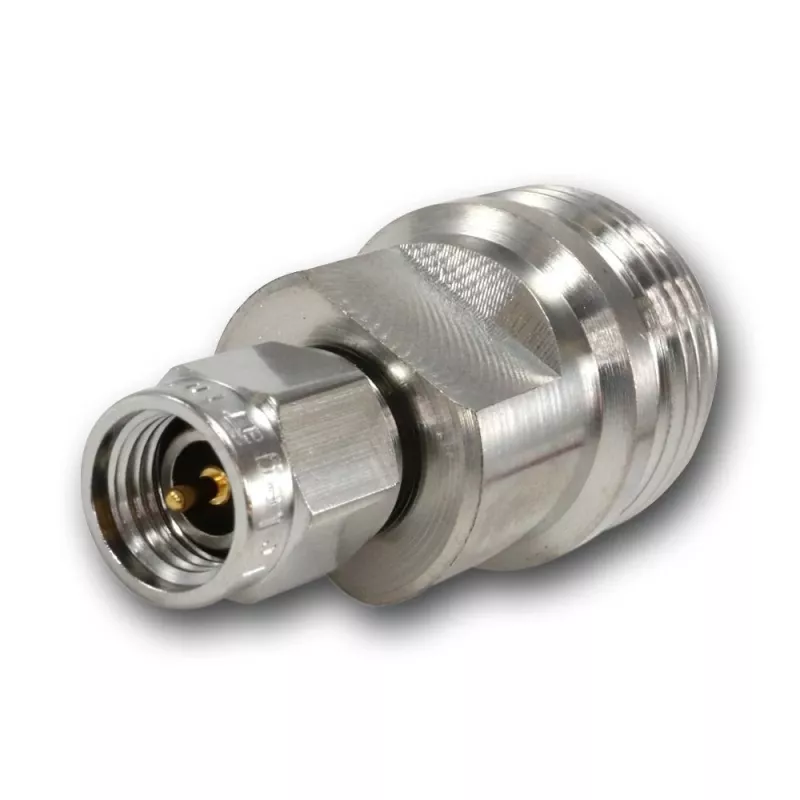Telegärtner Inter-Series Koaxialadapter SMA Stecker auf N Buchse 50 Ohm DC-18 GHz