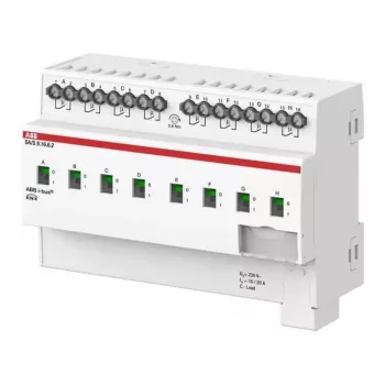 ABB SA/S8.16.6.2 8-fach Schaltaktor 16A C-Load, DIN-Schiene, KNX 2CDG110271R0011