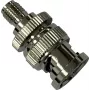 Wittenberg Antennen 103509 BNC-Stecker auf SMA-Buchse Koaxialadapter, 50 Ohm, DC-4 GHz, vernickeltes Messing