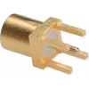 TELEGÄRTNER MMCX PCB-Buchse Verbinder, gerade, 50 Ohm, vergoldet, 5er-Pack (J01341A0161)