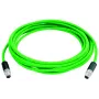 TELEGÄRTNER TEGA L80000A0000 STX M12 X-coded Cat.6a Industrial Ethernet Patchkabel, 0,5 m