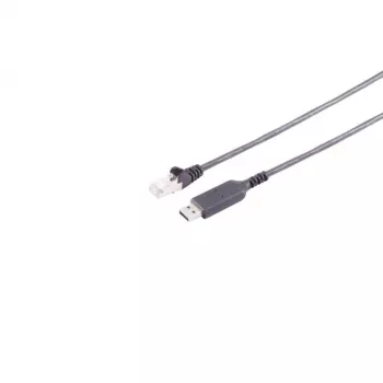 S CONN MAXIMUM CONNECTIVITY USB-A auf RJ45 Gigabit Ethernet Adapterkabel, 1 m, Schwarz 13-52025