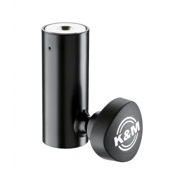 K&M 24528 Reduzierflansch für 38mm auf 35mm Lautsprecherstative, Schwarz 24528-000-55