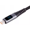 S CONN MAXIMUM CONNECTIVITY USB-C auf USB-C Ladekabel, 240W PD, integriertes Display, 1m 14-59025