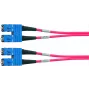 Telegärtner L00880A0028 SC auf SC OM4 Duplex LWL Patchkabel, 1 m, Violett