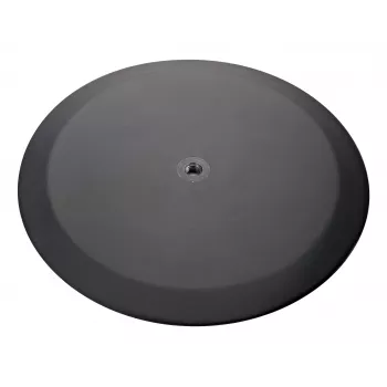 König & Meyer 26700-000-56 Runde Aufputz-Basis, Strukturiert Schwarz