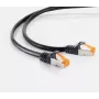 S CONN Maximum Connectivity Cat 6A S/FTP Outdoor Patchkabel, 2 m, Schwarz 08-26035