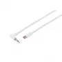 S CONN MAXIMUM CONNECTIVITY USB-C Audiokabel, 3,5mm gewinkelter Stecker, TRS, Weiß, 1,2m (14-06126)