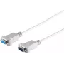 S CONN MAXIMUM CONNECTIVITY 9-Pin Sub-D Serielles Kabel, Stecker auf Buchse, 3,0 m, Grau