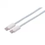 S CONN MAXIMUM CONNECTIVITY USB-C Ladekabel, 2.0, 240W, Blau, Textil, 0,5m (14-22011)