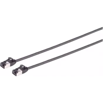 S CONN MAXIMUM CONNECTIVITY 08-47155 Cat8.1 U/FTP Netzwerkkabel, RJ45, 1,5 m, Schwarz