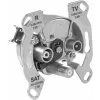 TechniSat TECHNIPRO SV600 V2 3-Loch-Antennen-Wanddose mit DC-Diodenentkopplung (TV, Radio, SAT) 0004/3075