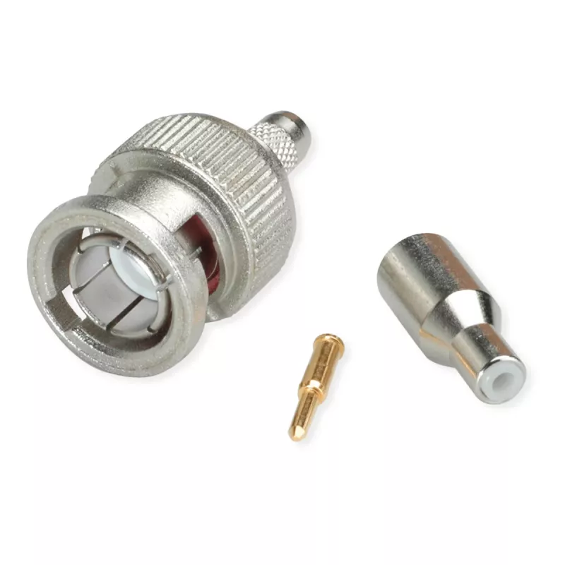 Telegärtner BNC-Kabelstecker Crimp G04 75 Ohm, crimp/crimp, Standard, A2505, G04 (RG-179B/U) - 1 Stk