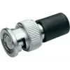 Telegärtner J01006A1373 BNC 93 Ohm Koaxialstecker, Stecker, Crimp/Löt, vernickeltes Messing