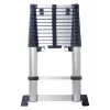 CIMCO 146725 Teleskopleiter XC-380, Aluminium, 3,80 m ausgefahren, 13 Sprossen, 150 kg