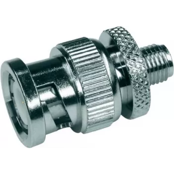 Telegärtner BNC-Stecker auf SMA-Buchse HF-Koaxialadapter, 50 Ohm, gerade, J01008A0017