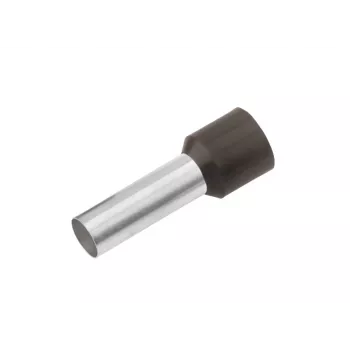 Cimco 187011 Aderendhülse 1,5 mm² teilisoliert schwarz 100 Stück