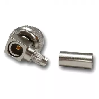 Telegärtner TNC Winkel-Crimpstecker 50 Ohm für RG-223/U, RG-142 B/U (J01010A0006)