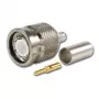 TELEGÄRTNER TNC Gerader Stecker für RG-58 Koaxialkabel, Crimp/Löt, 50 Ohm, DC-11 GHz