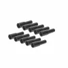 SHIVERPEAKS Gummitülle für F-Stecker, 10er-Pack, Schwarz, Witterungsschutz BS85397-SET10