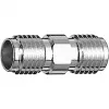 TELEGÄRTNER 100024790 SMA-Buchse auf SMA-Buchse Koaxialadapter, 50 Ohm, DC-18 GHz, vernickeltes Messing