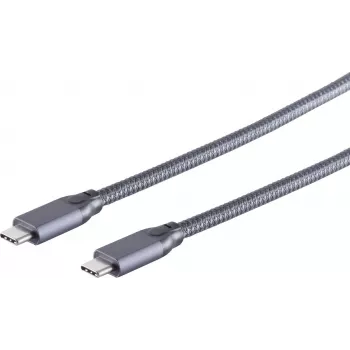 S CONN MAXIMUM CONNECTIVITY USB-C auf USB-C Kabel 3.2 Gen 2 5m Schwarz (13-47050)