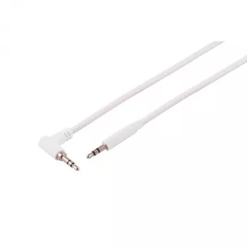 S CONN MAXIMUM CONNECTIVITY 3,5 mm TRS Audiokabel, gewinkelt auf gerade, Weiß, 0,9 m 14-07226