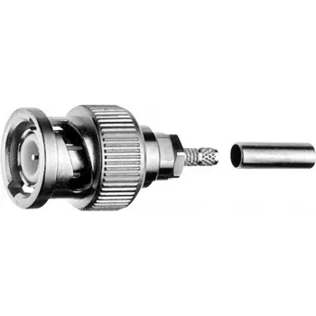 Telegärtner BNC Kabelstecker Crimp G08 50 Ohm, crimp/crimp, Professional, A2914, G08 (RD-316) (J01000B0022)
