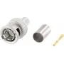 Telegärtner BNC Gerader Stecker HDTV Crimp 75 Ohm G27 (1,0/4,6) Koaxialstecker J01002A0056