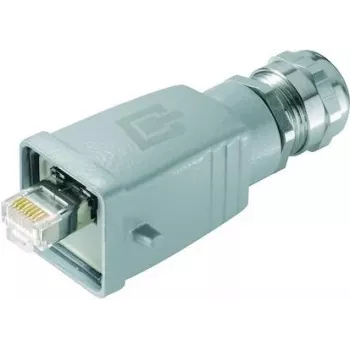 Telegärtner 100007467 Sensor/Aktor-Steckverbinder RJ45 Stecker, Cat.6A, geschirmt, feldkonfektionierbar, 1 Stück