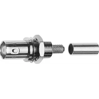 Telegärtner BNC Kabelstecker Buchse Crimp 50 Ohm für RG-58 C/U (J01001A0078)