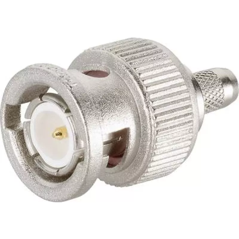 Telegärtner BNC Crimpstecker 75 Ohm für RG-59 B/U, Goldkontakt, Nickelgehäuse J01002F1288Z