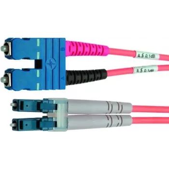 Telegärtner L00890C0038 LWL-Patchkabel LC auf SC Multimode, 50/125 µm, 1 m