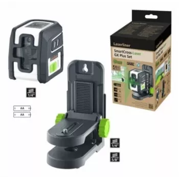 Laserliner SmartCross-Laser GX Plus Set Grünstrahl-Kreuzlinienlaser, max. Reichweite 40 m (036.732E)