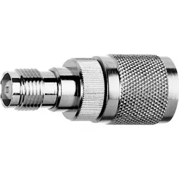 Telegärtner J01019A0002 UHF-auf-TNC-Adapter, Edelstahl, 50 Ohm