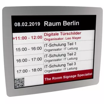 Kindermann Doorsign E-Ink 12,2 mit Edelstahlrahmen 5002000621