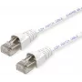 Telegärtner MP8 FS 500 Cat 6a S/FTP Patchkabel, RJ45 auf RJ45, 1,5m, Weiß, halogenfrei, angespritzt L00001A0171