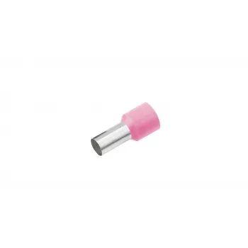 Cimco 187105 teilisolierte Aderendhülse, 0,34 mm², rosa, 100 Stück