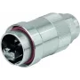 Telegärtner J60026A0000 TOC M12 D-codierter 4-poliger geschirmter Feldmontage-Steckverbinder, Edelstahl, Schraubklemme, IP68