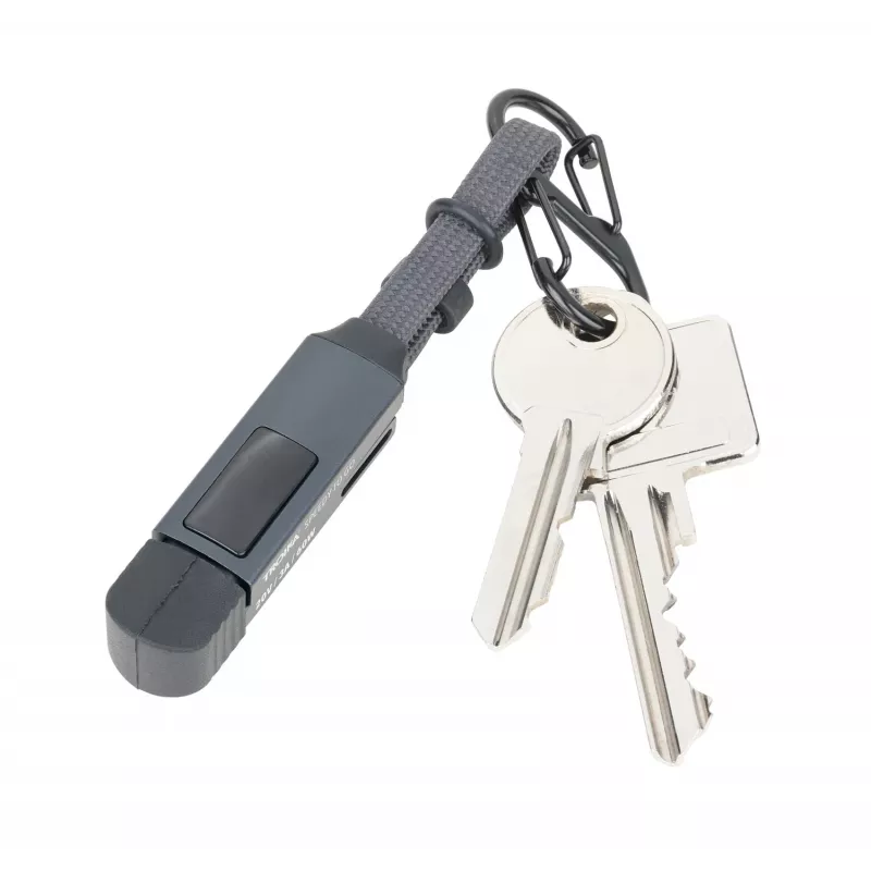 TROIKA SPEEDY TO GO Schlüsselanhänger mit Einkaufswagenchip - Titan CBL60/TI