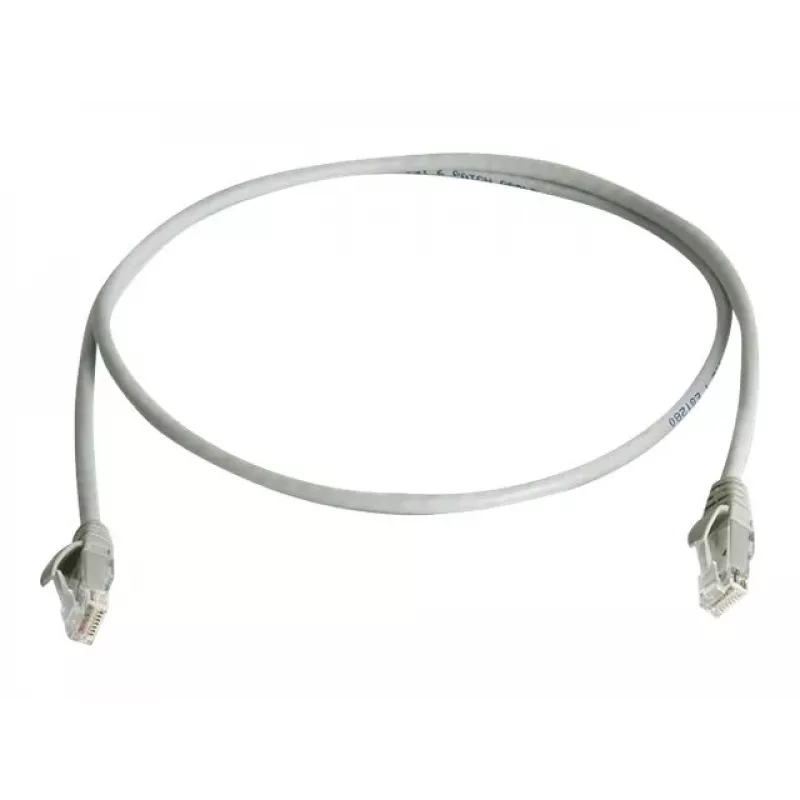 Telegärtner L00001A0228 Cat6 U/UTP RJ45 Patchkabel, 0,5 m, Grau