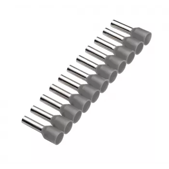 Cimco 187501 Aderendhülse 0,75 mm² teilweise isoliert grau 500 Stück