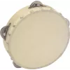 DIMAVERY DTH-704 Tambourin 18 cm Naturholz mit Stahlschellen 26053174