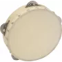DIMAVERY DTH-704 Tambourin 18 cm Naturholz mit Stahlschellen 26053174