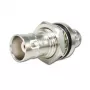 Telegärtner J01004A1233Z BNC-Stecker auf BNC-Buchse Adapter, 75 Ohm, Schwarz